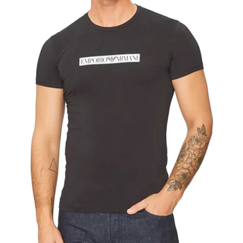 Abbigliamento Uomo T-shirt maniche corte Emporio Armani Eagle Nero