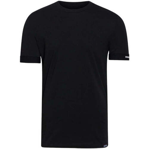 Abbigliamento Uomo T-shirt & Polo Dsquared T-Shirt e Polo Uomo  D9M3U4810 001 Nero Nero
