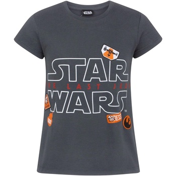 Abbigliamento Unisex bambino T-shirt maniche corte Star Wars: The Last Jedi NS7385 Grigio