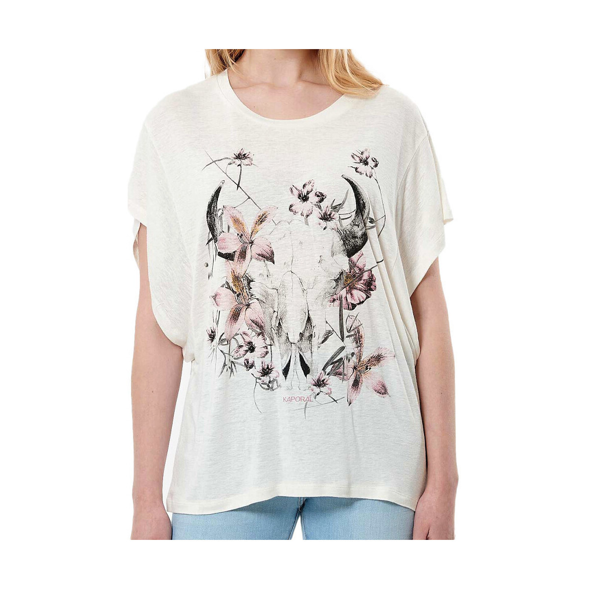 Abbigliamento Donna T-shirt & Polo Kaporal JABOE23W11 Bianco