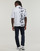 Abbigliamento Uomo Polo maniche corte Versace Jeans Couture 76GAG628 Bianco / Nero