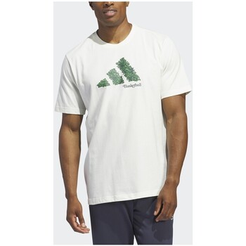 Abbigliamento Uomo T-shirt & Polo adidas Originals shirt Court Therapy Graphic Bianco