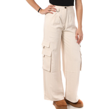 Abbigliamento Donna Pantaloni Monday Premium D-9978-M Bianco