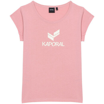 Abbigliamento Unisex bambino T-shirt maniche corte Kaporal FACEE23G11 Rosa