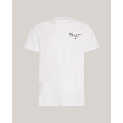 Abbigliamento Uomo T-shirt maniche corte Tommy Hilfiger DM0DM18265 Bianco