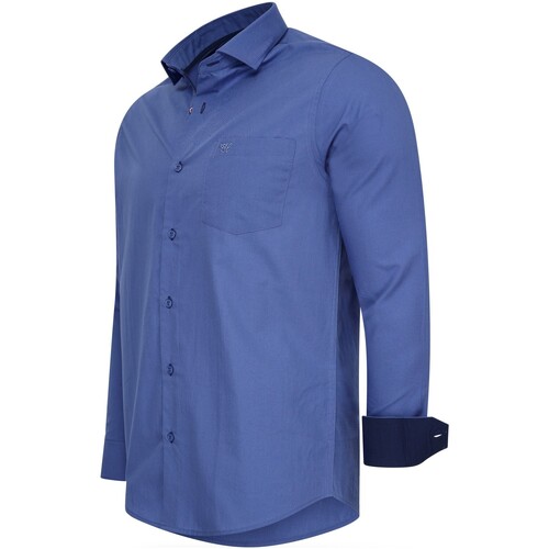 Abbigliamento Donna Camicie Cappuccino Italia Overhemd Uni Blu