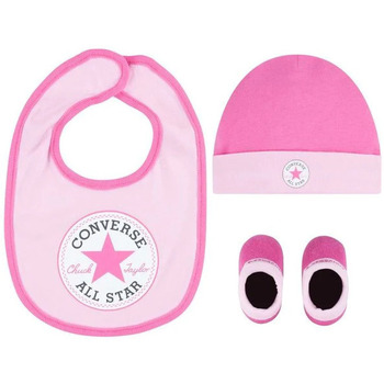 Abbigliamento Bambina Completo Converse Chuck Core Set Infant 3 pezzi Rosa