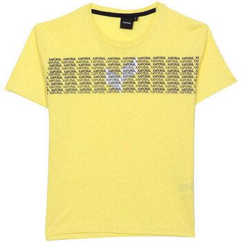 Abbigliamento Bambino T-shirt & Polo Kaporal PAXE23B11 Giallo