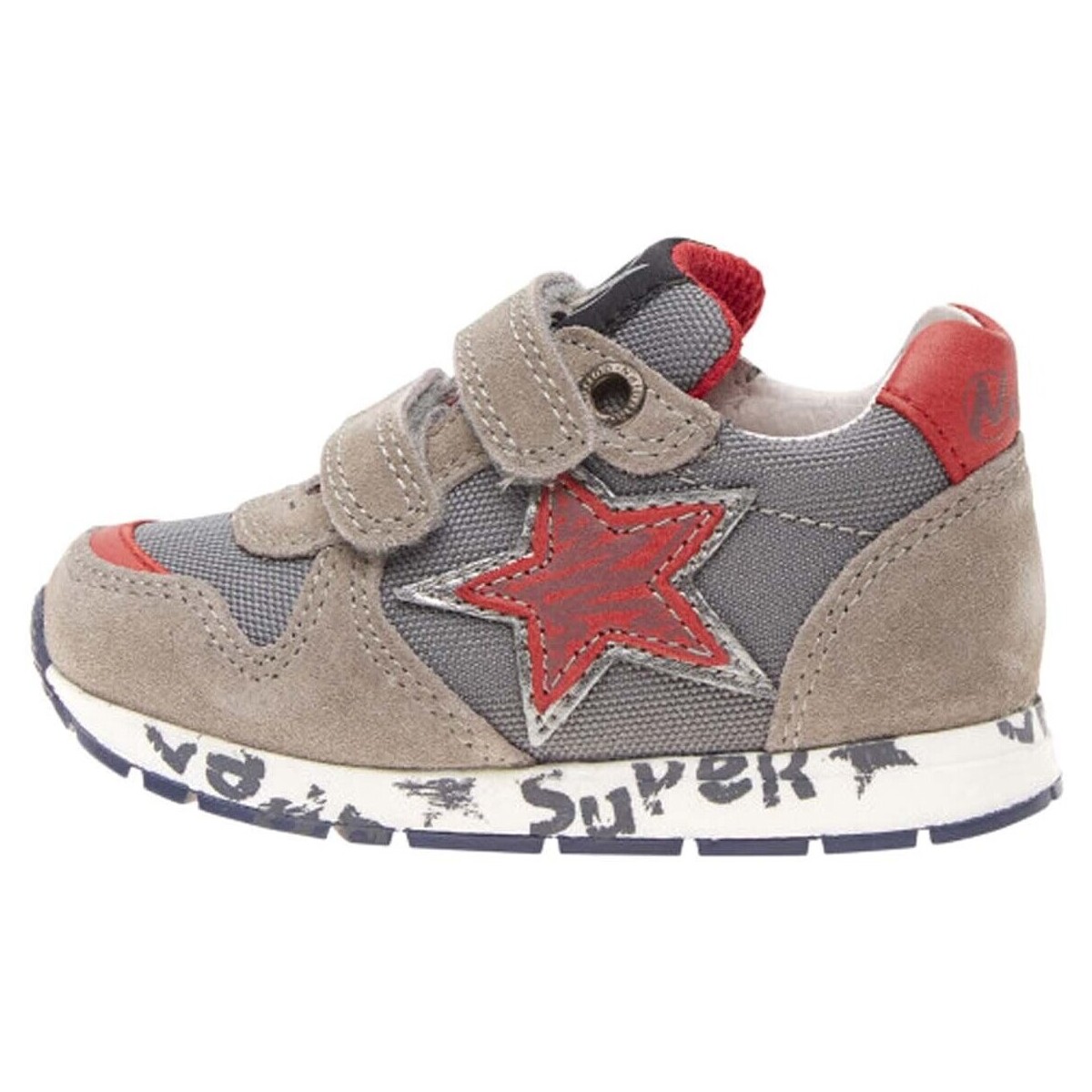 Scarpe Unisex bambino Sneakers Naturino 2013213 01 Grigio