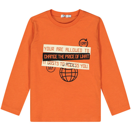 Abbigliamento Unisex bambino T-shirts a maniche lunghe Melby 72C0544 Arancio
