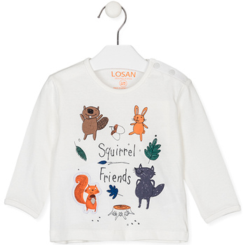 Abbigliamento Unisex bambino T-shirt & Polo Losan 227-1026AL Bianco