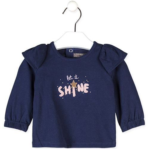 Abbigliamento Bambina T-shirts a maniche lunghe Losan 228-1012AL Blu