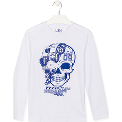 Abbigliamento Unisex bambino T-shirts a maniche lunghe Losan 22F-1204AL Bianco