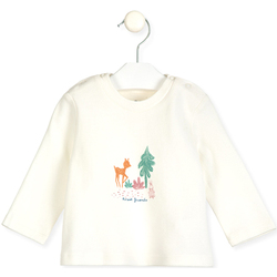 Abbigliamento Unisex bambino T-shirts a maniche lunghe Losan 22W-1013AL Bianco