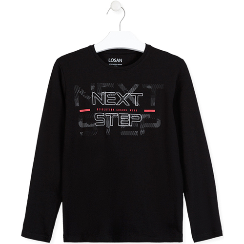 Abbigliamento Unisex bambino T-shirts a maniche lunghe Losan 22F-1631AL Nero
