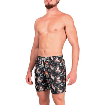 Abbigliamento Uomo Costume / Bermuda da spiaggia F * * K F22-2049U Nero