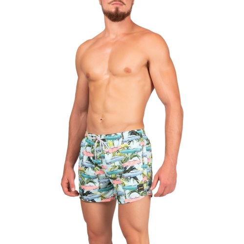 Abbigliamento Uomo Costume / Bermuda da spiaggia F * * K F22-2208U Verde