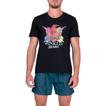 Abbigliamento Uomo T-shirt & Polo F * * K F22-2507NR Nero