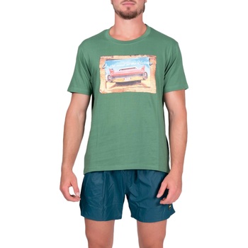 Abbigliamento Uomo T-shirt & Polo F * * K F22-2509VM Verde