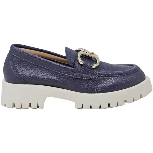 Scarpe Donna Mocassini Grace Shoes 631M038 Blu
