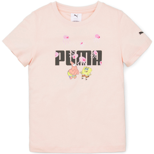 Abbigliamento Unisex bambino T-shirt & Polo Puma 673668 Rosa