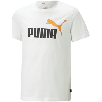 Abbigliamento Unisex bambino T-shirt & Polo Puma 586985 Bianco