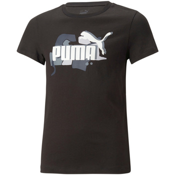 Abbigliamento Unisex bambino T-shirt & Polo Puma 673506 Nero