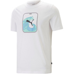 Abbigliamento Uomo T-shirt maniche corte Puma 674483 Bianco