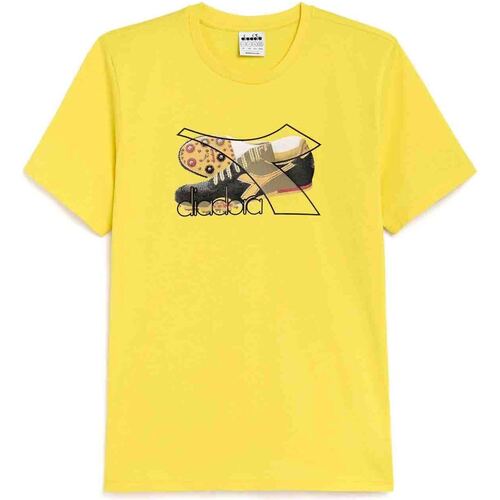 Abbigliamento Uomo T-shirt & Polo Diadora 102.179300 Giallo