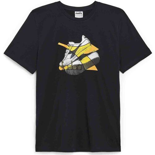 Abbigliamento Uomo T-shirt & Polo Diadora 102.179300 Nero
