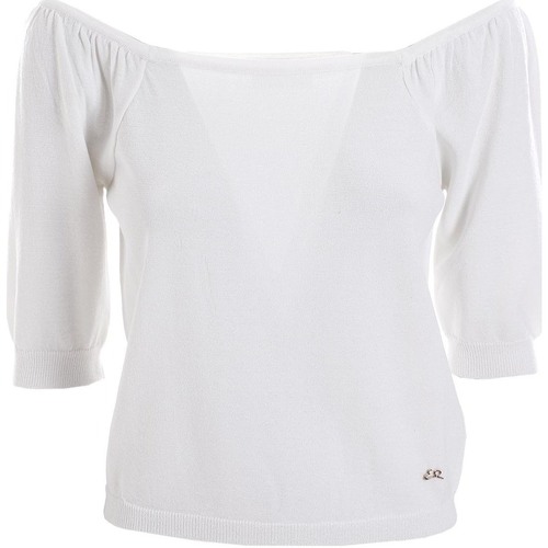 Abbigliamento Donna T-shirt & Polo Yes Zee M214 LH00 Bianco