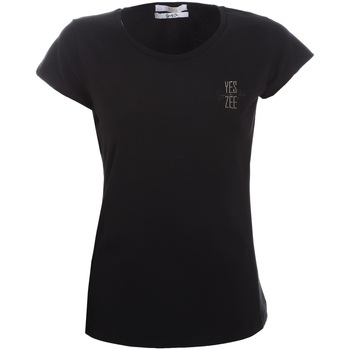Abbigliamento Donna T-shirt & Polo Yes Zee T257 S700 Nero