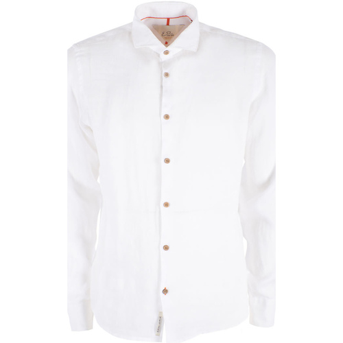 Abbigliamento Uomo Camicie maniche lunghe Yes Zee C505 UP00 Bianco