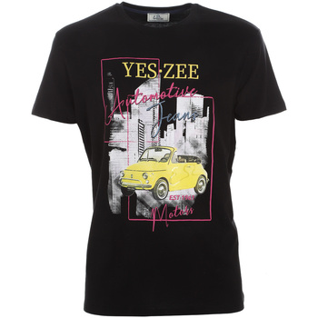 Abbigliamento Uomo T-shirt & Polo Yes Zee T730 S102 Nero