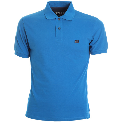 Abbigliamento Uomo T-shirt & Polo Yes Zee T712 S800 Blu