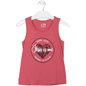 Abbigliamento Unisex bambino Top / T-shirt senza maniche Losan 21G-1301AL Rosa