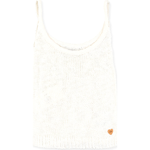 Abbigliamento Unisex bambino Top / T-shirt senza maniche Losan 21G-5791AL Bianco
