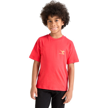 Abbigliamento Unisex bambino T-shirt maniche corte Diadora 102178265 Rosso