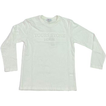 Abbigliamento Unisex bambino T-shirts a maniche lunghe Yours ATRMPN-43100 Bianco