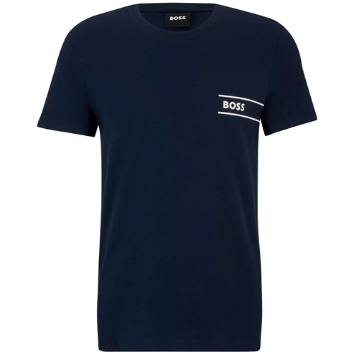 Abbigliamento Uomo T-shirt maniche corte BOSS RN logo Blu