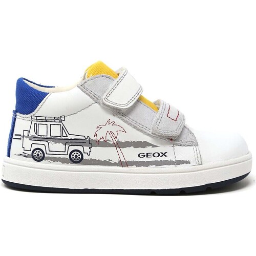 Scarpe Unisex bambino Sneakers Geox B044DD 08520 Bianco