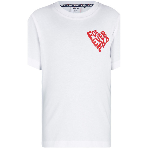Abbigliamento Unisex bambino T-shirt maniche corte Fila FAK0130 Bianco