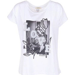 Abbigliamento Donna T-shirt & Polo Fracomina FR23ST3033J401N5 Bianco