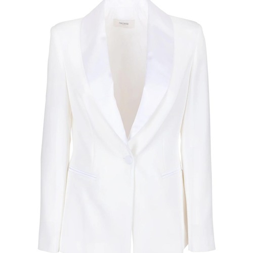 Abbigliamento Donna Giacche / Blazer Fracomina FQ23SJ2007W42901 Bianco