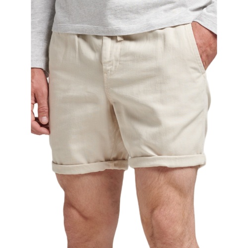 Abbigliamento Uomo Shorts / Bermuda Superdry M7110298ABT Beige