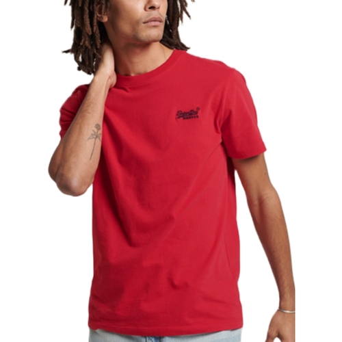 Abbigliamento Uomo T-shirt & Polo Superdry M1011796A Rosso