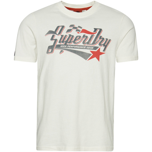 Abbigliamento Uomo T-shirt & Polo Superdry M1011716A Bianco