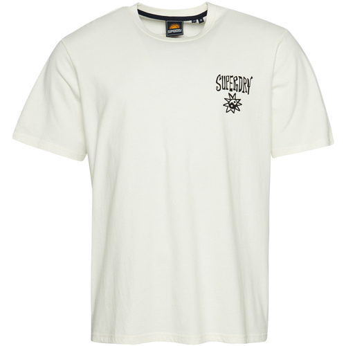 Abbigliamento Uomo T-shirt & Polo Superdry M1011718A Bianco