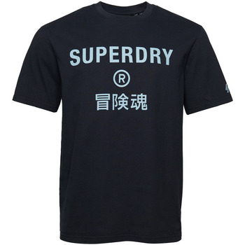 Abbigliamento Uomo T-shirt & Polo Superdry M1011656A Blu