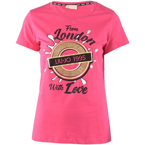 Abbigliamento Donna T-shirt & Polo Liu Jo TA3104 J5003 Rosa